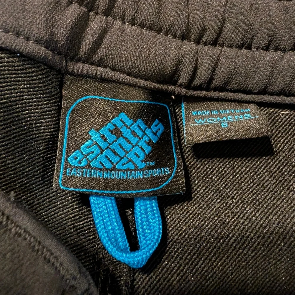 Eastern Mountain Sports Women's Soft Shell Black Pants Size 6 - Picture 7 of 9